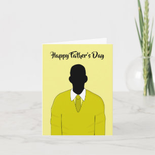 African American Suit & Tie Happy Father's Day     Card