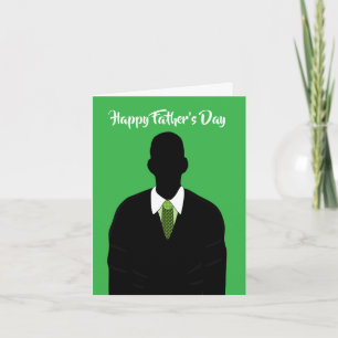African American Suit & Tie Happy Father's Day     Card