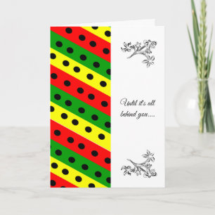 African American sympathy Card