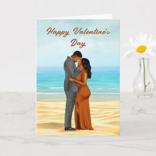 African American Valentines Day Card