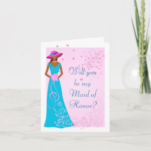 African American - Wedding Party Card