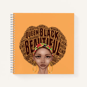 African American Woman Notebook