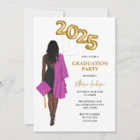 African American Woman Photo Graduation