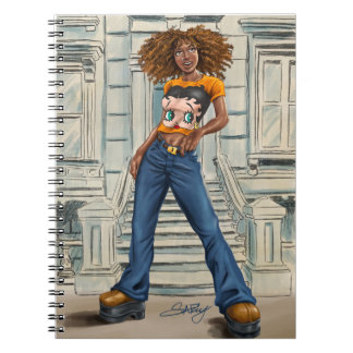 African American woman Spiral Photo Notebook