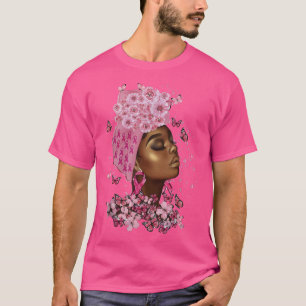 African American Women Breast Cancer Gifts  T-Shirt