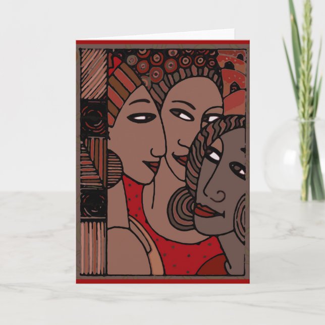 African American Women Card (Front)