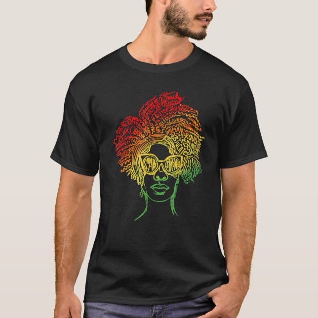African American Women, Melanin Tee For Black Hist (Front)
