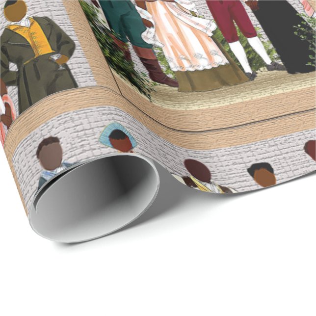 African American Wrapping Paper (Roll Corner)