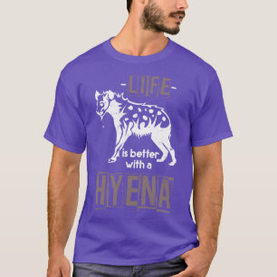 African Animal Lover Gift Zoo Hyena T-Shirt