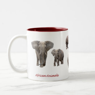 African Animal Mug