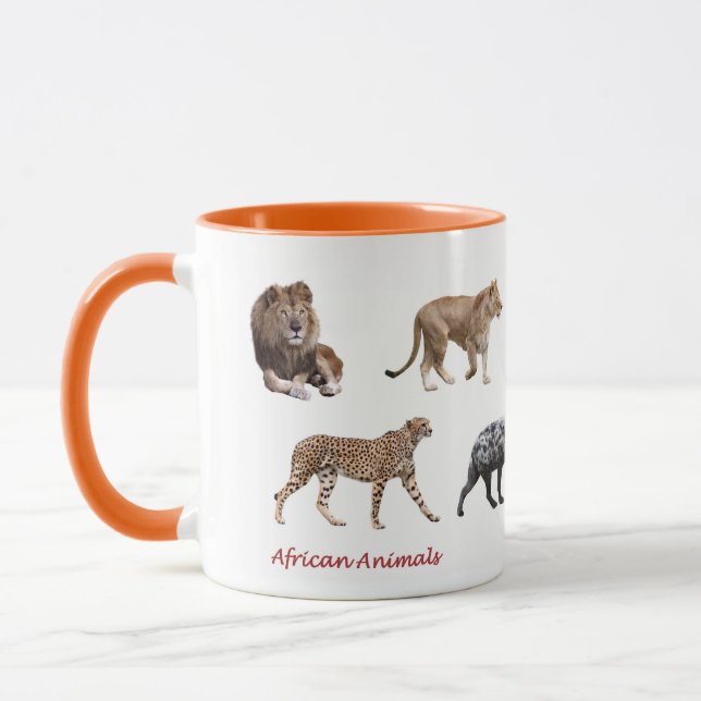 African Animal Mug (Left)