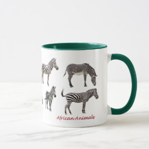 African Animal Mug