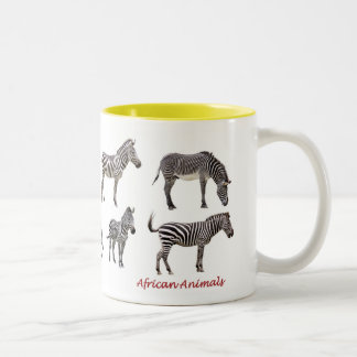 African Animal Mug