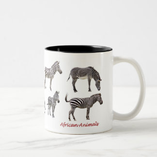 African Animal Mug