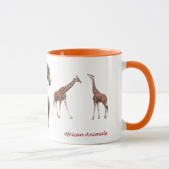 African Animal Mug (Right)