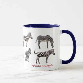 African Animal Mug