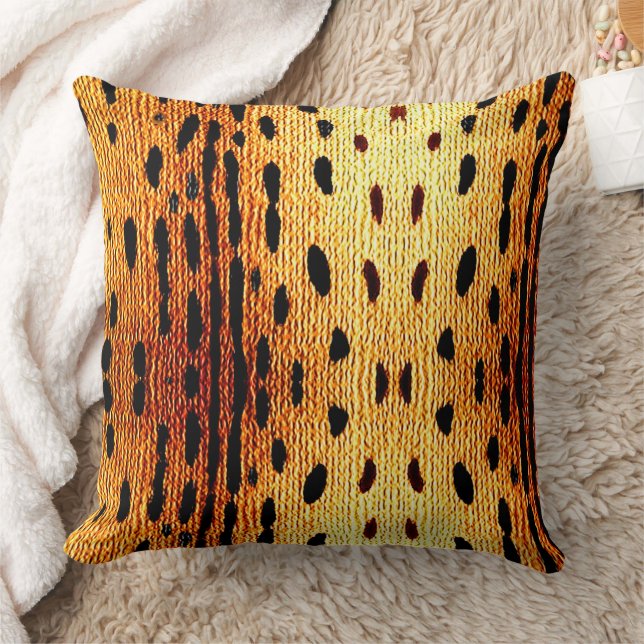 African Animal Print Throw Pillow (Blanket)