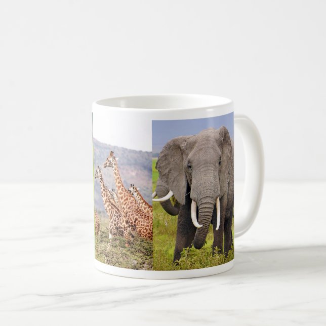 African Animals Coffee Mug (Front Right)