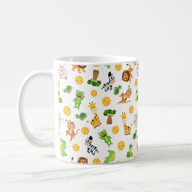 African Animals Coffee Mug (Left)