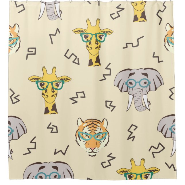 African Animals: Cute Seamless Pattern (Front)