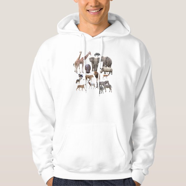 African Animals Hoodie (Front)