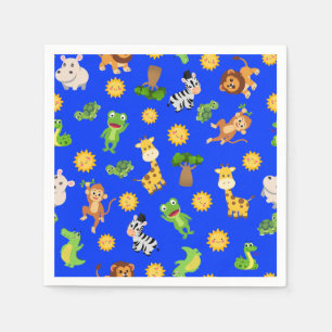 African Animals Napkin