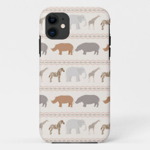 African animals pattern 1 iPhone 11 case