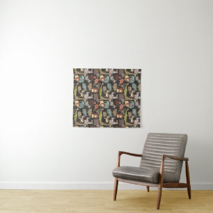 African Animals Pattern Tapestry