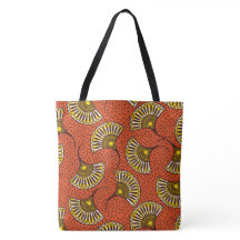 African Ankara Fan Pattern