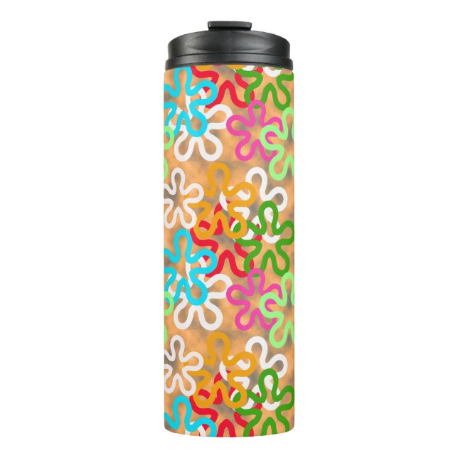 African Ankara Pattern Design  Thermal Tumbler (Front)