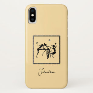 African Art, Crazy Moonlight Dance and Music Case-Mate iPhone Case