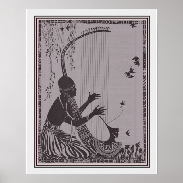 African Art Deco Print 16x20 ca. 1927 (Front)