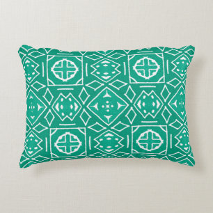 African Art Drawing. Tribal print. Ikat Chevron Cl Accent Pillow