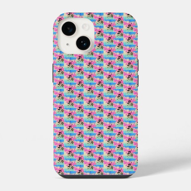 African Art, Drumming iPhone Case (Back)