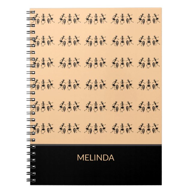 African Art, Inspirational Dance, Cute Notebook (Front)