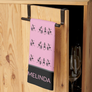 African Art, Inspirational Dance, Cute Pink Kitchen Towel
