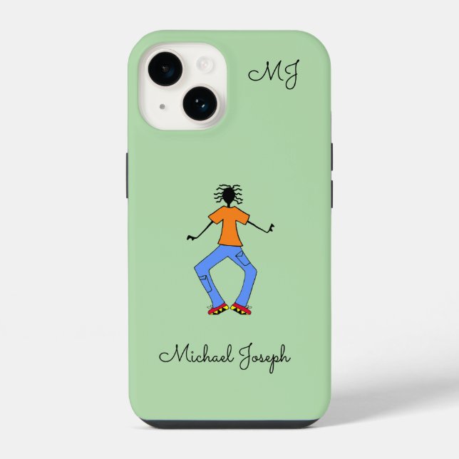 African Art, Master Dancer  iPhone Case (Back)