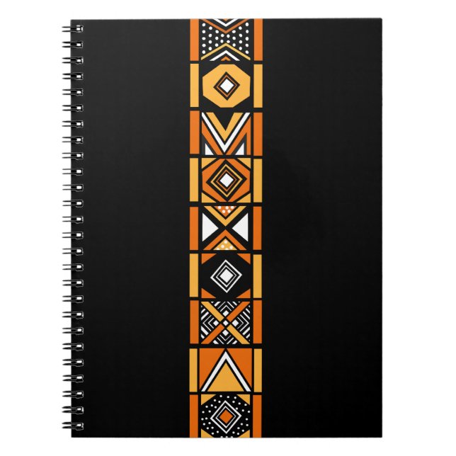African art pattern notebook (Front)