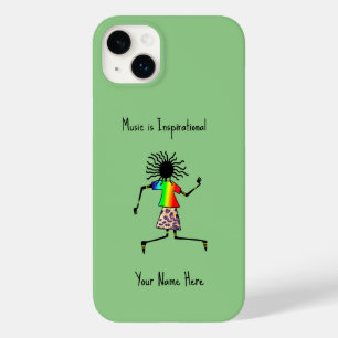 African Art, Personalized Happy Dance  Case-Mate iPhone 14 Plus Case