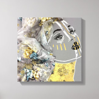 African Art piece Canvas Print
