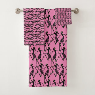 African Art, Pinky, Traditional Dance (Nduumo) Bath Towel Set