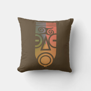 African art throw pillow