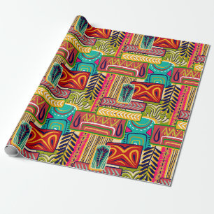 African Art Wrapping Paper