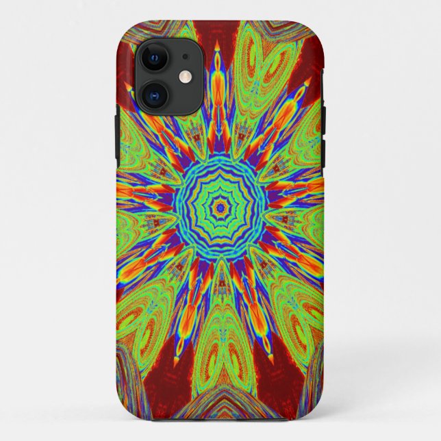 African Asian European ethnic pattern Case-Mate iPhone Case (Back)