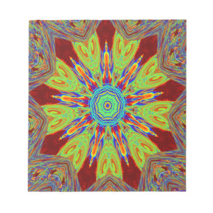 African Asian European ethnic pattern Notepad