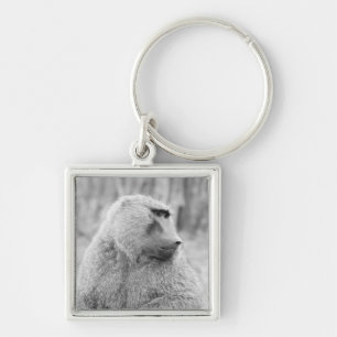 African baboon keychain