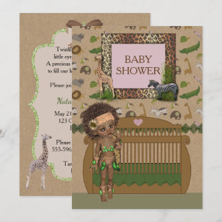 African Baby Shower Invitation
