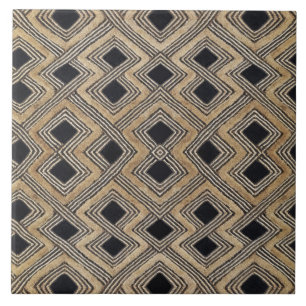 African BaKuba Tile