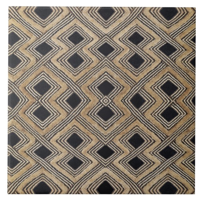 African BaKuba Tile (Front)