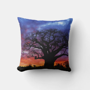 African baobab tree, Adansonia digitata 2 Throw Pillow
